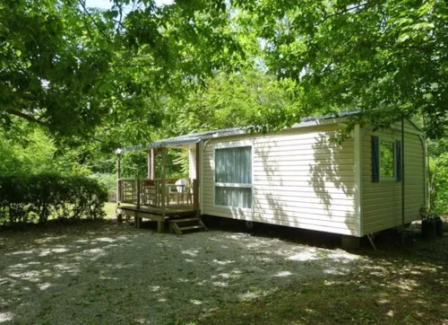 Mietunterkunft - Hütte-Loggia 2 Schlafzimmer - image n°1 - Camping Les Acacias