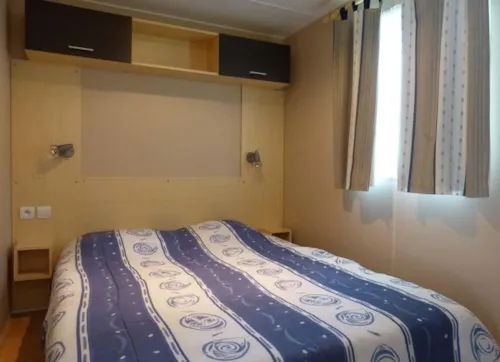 Mietunterkunft - Hütte-Loggia 2 Schlafzimmer - image n°7 - Camping Les Acacias