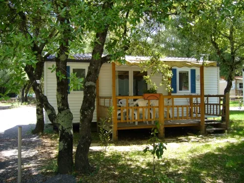 Location - Mobil Home Sous Bois 29M² O'hara Tc - image n°1 - Camping Le Sous-Bois Ardèche