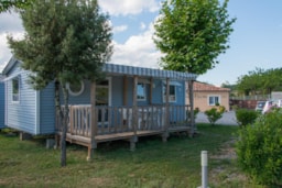 Accommodation - Mobil Home Kv 3 Bedrooms Tv Clim Premium + - Camping Le Sous-Bois Ardèche