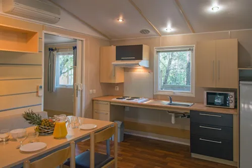 Location - Mobile Home Sous Bois  Pmr Irm N°18 2 Chambres - image n°2 - Camping Le Sous-Bois Ardèche