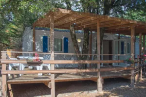 Locatif - Mobile home SOUS BOIS  PMR IRM N°18 2 chambres - Camping Le Sous-Bois Ardèche