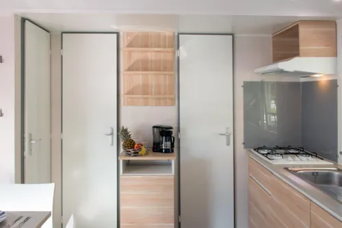 Location - Mobile Home Ibie O Hara 30M² Tc 3 Chambres - image n°2 - Camping Le Sous-Bois Ardèche