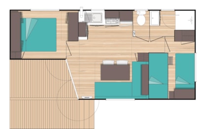 Mobile home IBIE 29m² TI 2 bedrooms