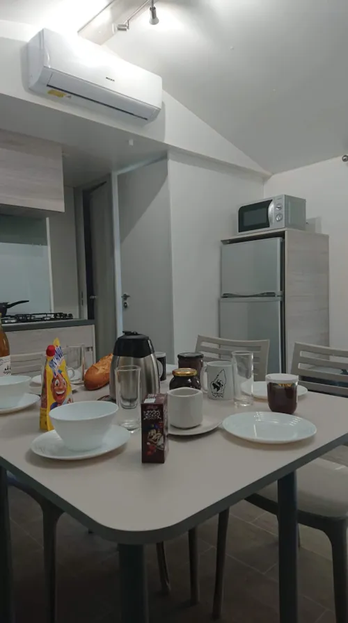 Location - Mobile Home Sous Bois  Trigano  3 Ch + Clim - image n°2 - Camping Le Sous-Bois Ardèche