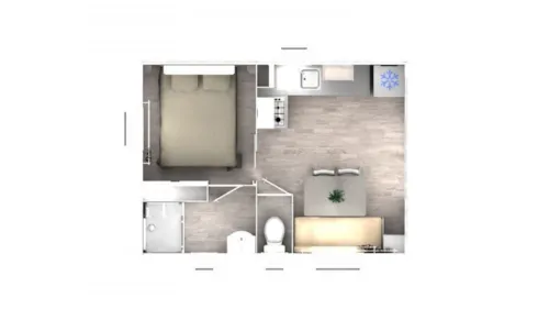 Location - Cottage Duo Climatisé - image n°4 - Camping Le Sous-Bois Ardèche