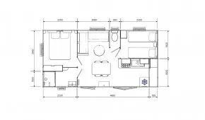 Mobil Home 2 Chambre 4/6 Pers Evo29 + Clim Samedi