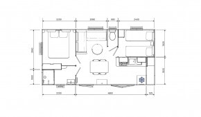 MOBILE HOME 2 Bedroom EVO29 + Air conditioning