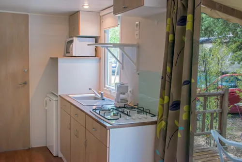 Location - Mobil Home Sous Bois 29M² O'hara Tc - image n°4 - Camping Le Sous-Bois Ardèche