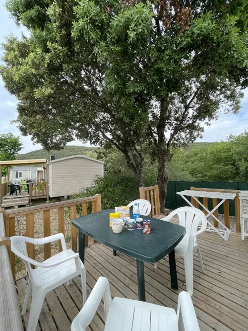 Location - Cottage Duo Climatisé - image n°9 - Camping Le Sous-Bois Ardèche
