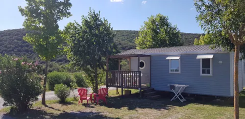 Huuraccommodatie(s) - Stacaravan Ibie 29M² Ti 2 Slaapkamers, - image n°8 - Camping Le Sous-Bois Ardèche