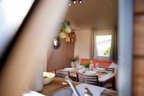 Location - Mh Nest 33 3 Chambres - Clim / Tv - image n°1 - Camping Le Sous-Bois Ardèche