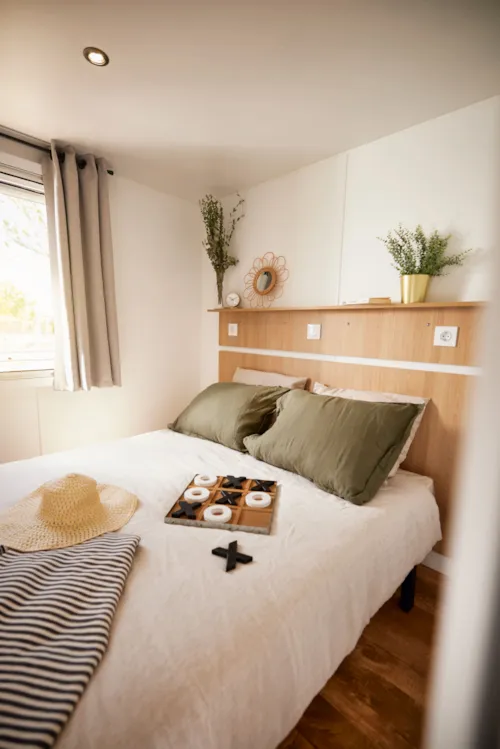 Location - Mh Nest 33 3 Chambres - Clim / Tv - image n°9 - Camping Le Sous-Bois Ardèche