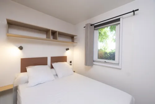 Huuraccommodatie(s) - Stacaravan Met Badkamer 3 Slaapkamers - image n°4 - Camping Le Pont de Maisonneuve