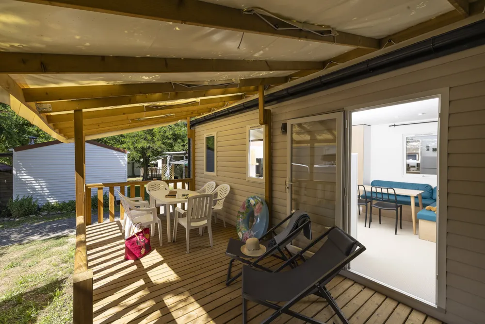 Mietunterkunft - Mobilheim Mit Badezimmer 3 Schlafzimmer - Camping Le Pont de Maisonneuve