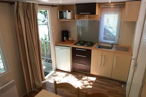 Mietunterkunft - Mobilheim 1 Zimmer Standard - image n°5 - Camping La Grand'Terre
