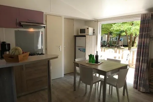 Huuraccommodatie(s) - Stacaravan 3 Slaapkamers Standard - image n°6 - Camping La Grand'Terre