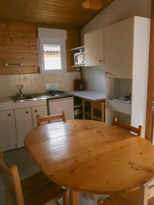 Huuraccommodatie(s) - Chalet Type 1 - image n°3 - CAMPING LA DROBIE
