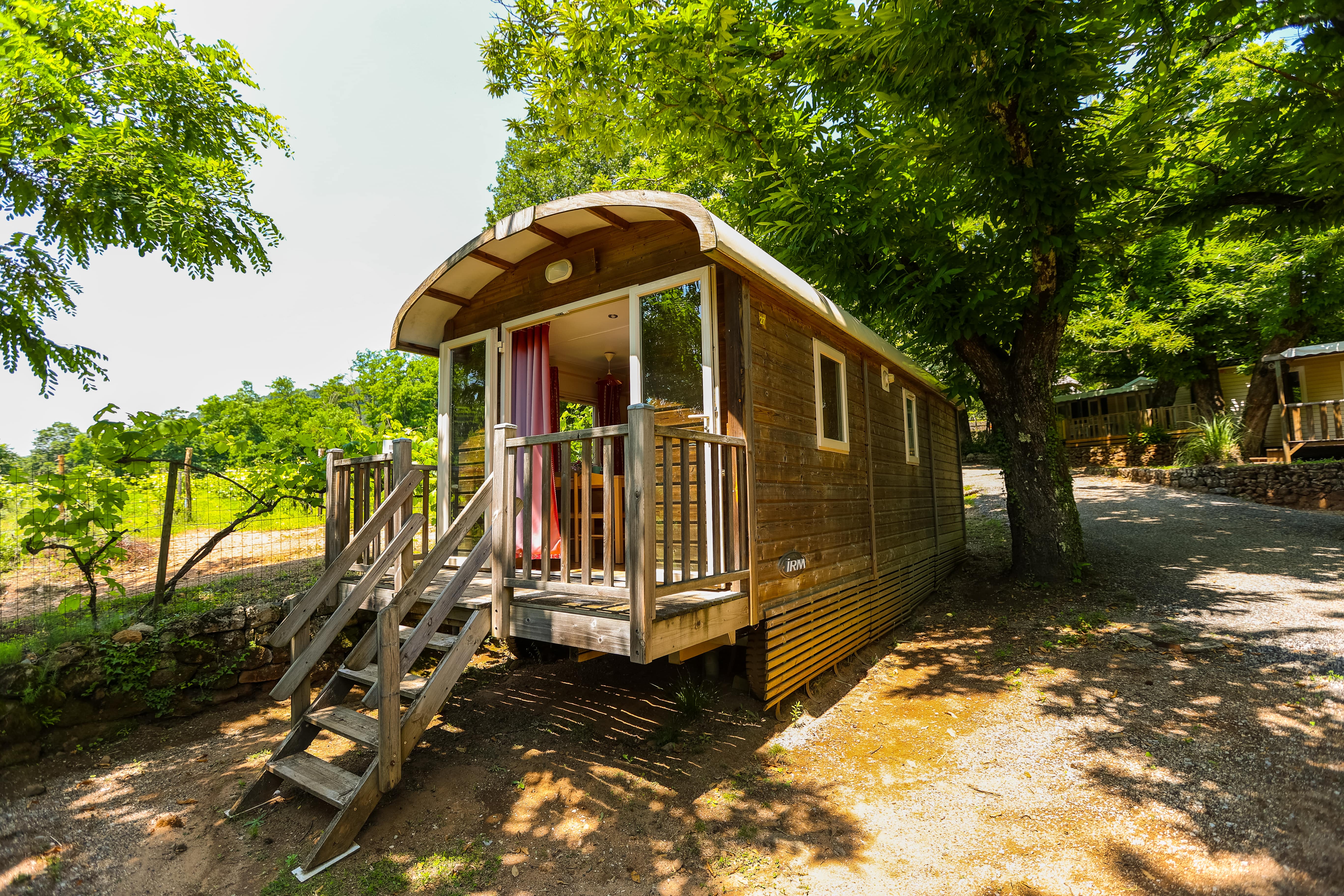 Location - Roulotte - Camping Les Cruses