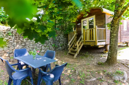Mietunterkunft - Planwagen - image n°2 - Ushuaïa Villages - Camping Les Cruses ***