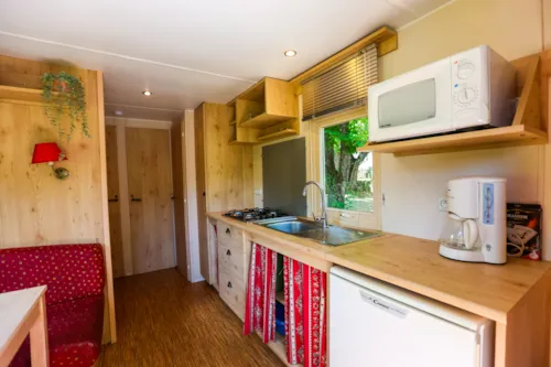 Mietunterkunft - Planwagen - image n°9 - Ushuaïa Villages - Camping Les Cruses ***