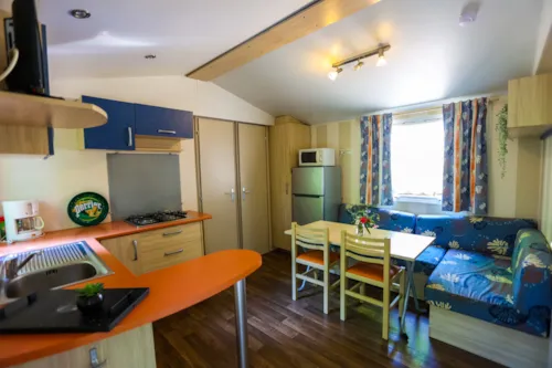 Mietunterkunft - Mobilheim Grand Komfort - image n°7 - Ushuaïa Villages - Camping Les Cruses ***