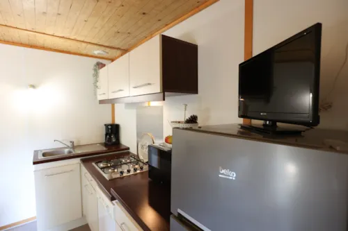 Location - Chalet Rêve 2 Chambres Climatisé - image n°5 - Ushuaïa Villages - Camping Les Cruses ***