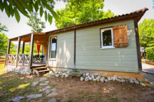 Locatif - Chalet Rêve Confort  3 chambres climatisé - Ushuaïa Villages - Camping Les Cruses ***