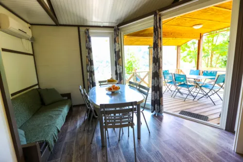 Location - Chalet Rêve Confort  3 Chambres Climatisé - image n°2 - Ushuaïa Villages - Camping Les Cruses ***