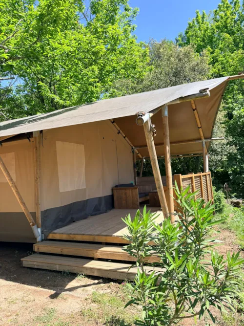 Huuraccommodatie(s) - Lodgetent 25M² - image n°6 - Ushuaïa Villages - Camping Les Cruses ***