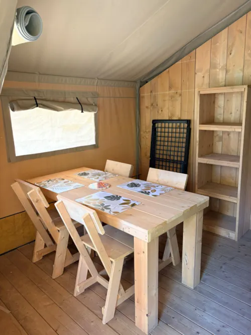 Location - Tente Lodge 35M² - image n°5 - Ushuaïa Villages - Camping Les Cruses ***