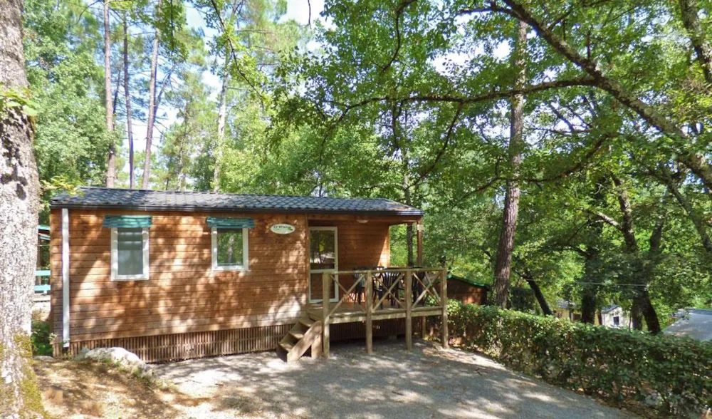 Location - Mobil-Home Bois - Camping les Blaches Locations