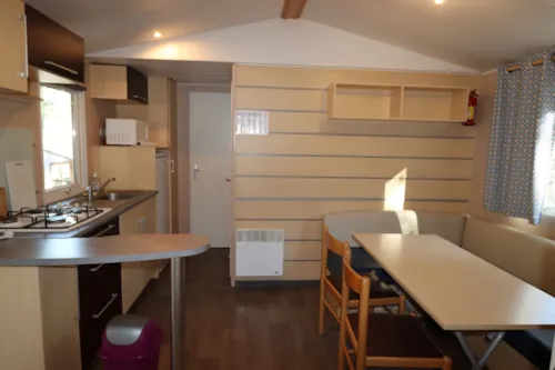 Mietunterkunft - Mobilheim Eiche - image n°3 - Camping les Blaches Locations