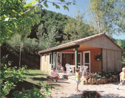 Mietunterkunft - Hütte Motel 2 Badezimmer (45 M²) - N°96 To 99 - Camping Les Bö-Bains ****