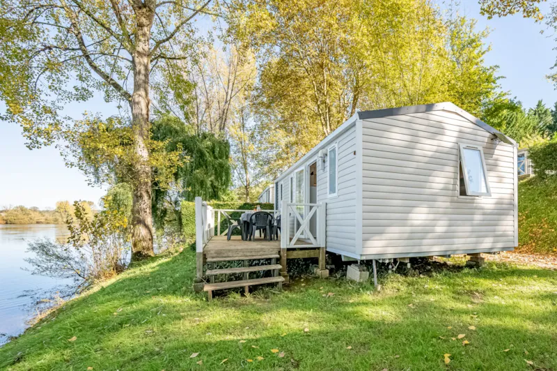 Mobil-Home 2 Chambres En Bord De Rivière Et Climatisé (29 M²) N°0 À 2