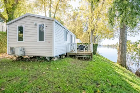 Accommodation - Mobil-Home 2 Bedrooms On Riverbank With Air Cond. Sunday/Sunday (29 M²) N°0 To 2 - Camping Les Bö-Bains ****