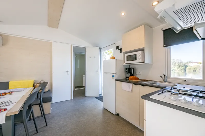 Mobil-Home 3 Chambres En Bord De Rivière Et Climatisé (33 M²) N°3 À 5