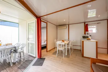Mietunterkunft - Chalet Rêve Confort Sonntag/Sonntag (42 M²) - Nr. 28 Bis 43 - Camping Les Bö-Bains ****