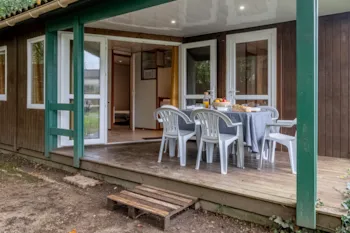 Mietunterkunft - Hütte Motel 2 Badezimmer (45 M²) - N°96 To 99 - Camping Les Bö-Bains ****