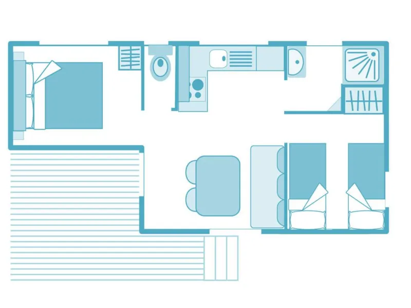 Cottage Caraïbes ** (2 Chambres)