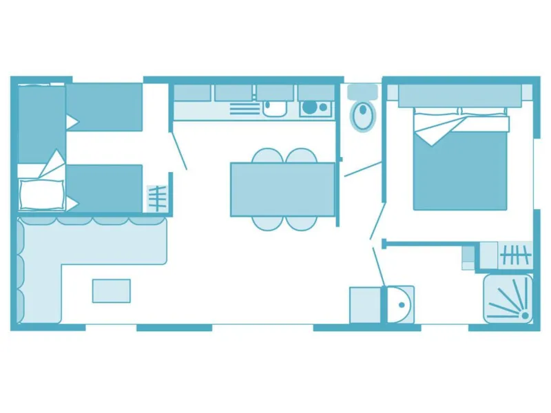 Cottage Palaos **** (2 Chambres)