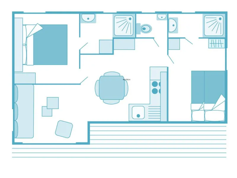 Chalet Badiane Premium (2 Chambres + 2 Salles De Bain)