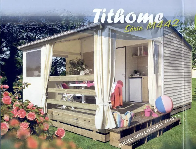 Accommodation - Chalet Tithom Without Toilet Blocks (2 Bedrooms/Equipped Kitchen) - Camping Le Matin Calme