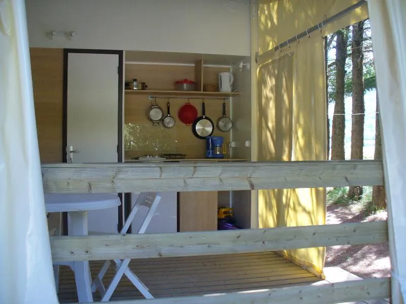 Chalet Tithom (Bois/Toile) Sans Sanitaires (2 Chambres/Cuisine Équipée)