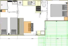 Mobil Home Prémium 2 Chambres 4-5 Personnes