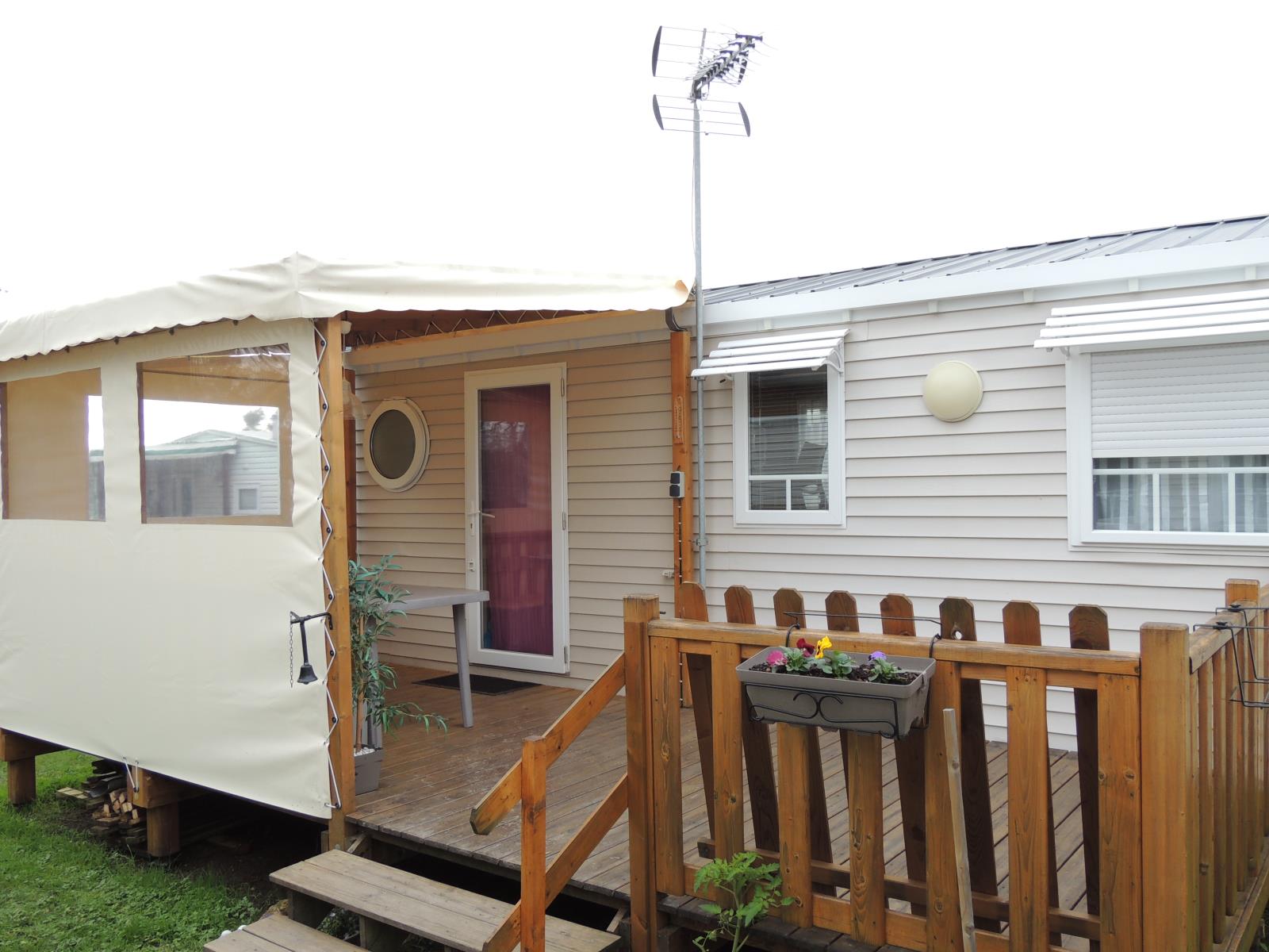 Stacaravan Comfort 2 slaapkamers