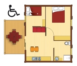 Chalet Kirsh 35m² 2 bedrooms — 2