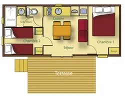 Cottage Bigarreau 26M² 2 Chambres