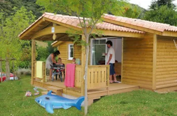 Mietunterkunft - Chalet Cherry 35M² 3 Zimmer - Camping Les Cerisiers du Jaur