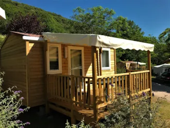Mietunterkunft - Cottage Sweet - 18M² - 1 Zimmer - Camping Les Cerisiers du Jaur
